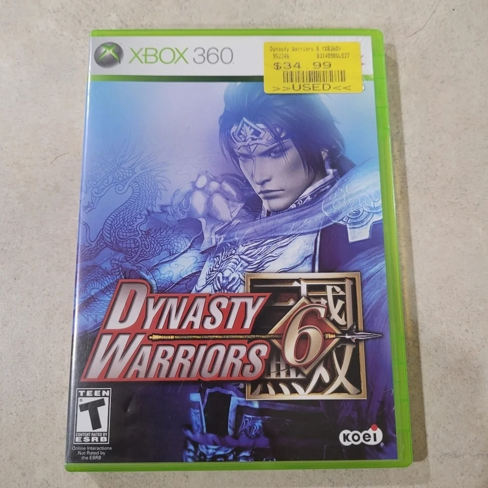 Dynasty Warriors 6 Microsoft Xbox 360 Live